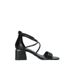 NEW EXE women's carmen low heel sandals in black